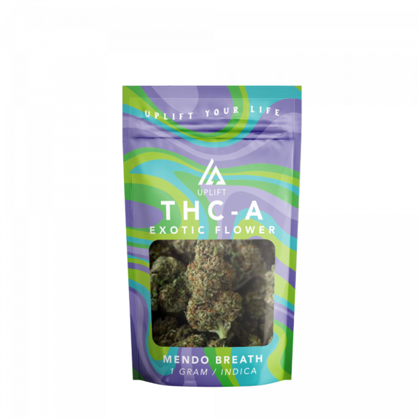 thc a exotic flower 1 gram mendo breath