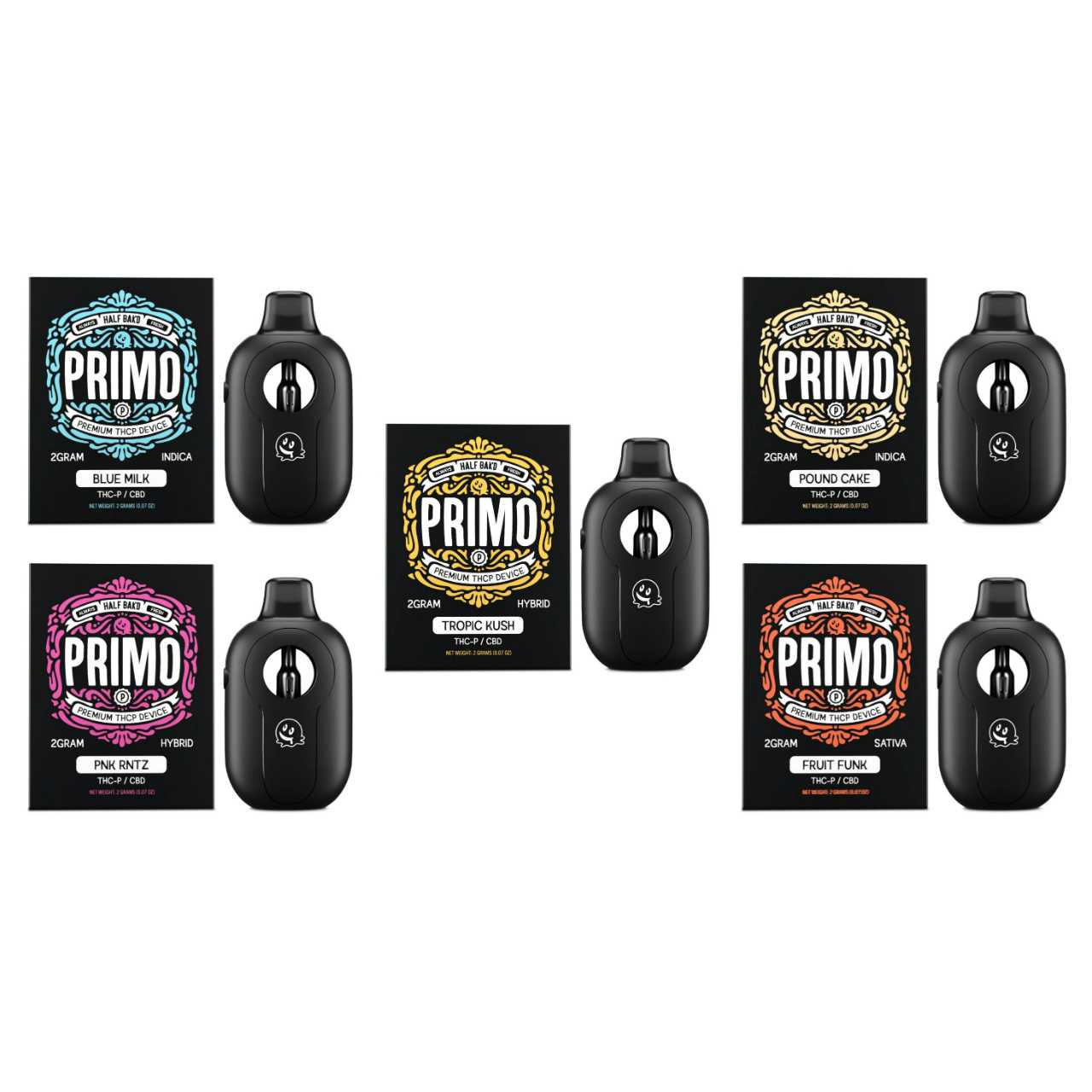 Half Bakd Primo Blend THC P Disposable 2G 22796 33967 08915
