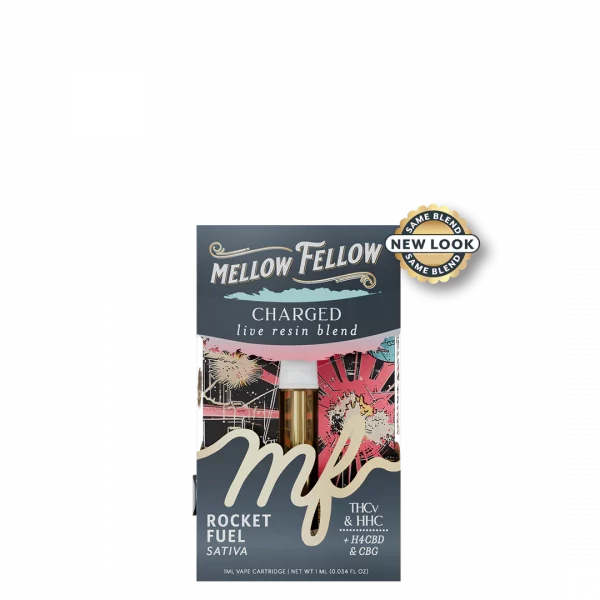 MFR Live Resin Charged Blend 1ml Vape Cartridge Rocket Fuel Sativa badge 236247