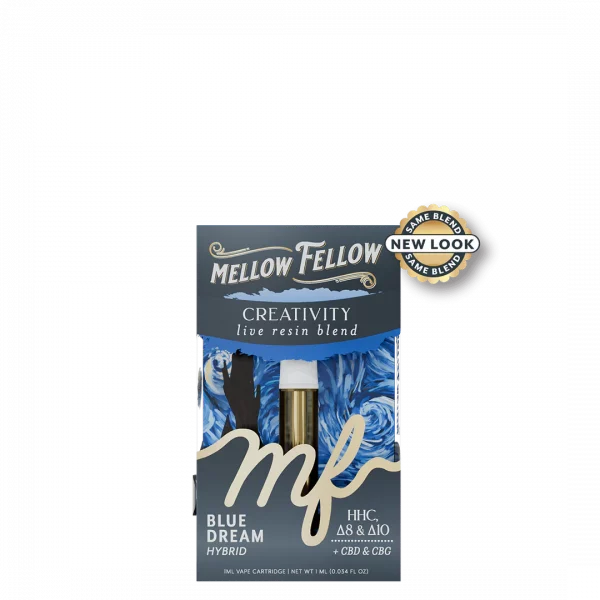 MFR Live Resin Creativity Blend 1ml Vape Cartridge Blue Dream Hybrid badge 990860