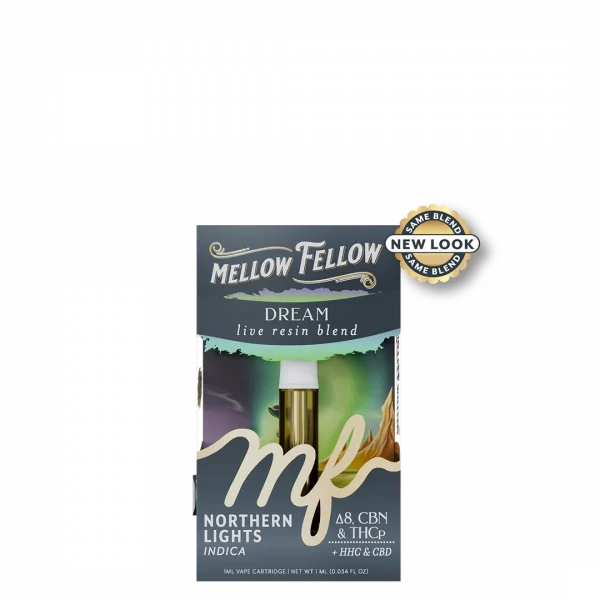 MFR Live Resin Dream Blend 1ml Vape Cartridge Northern Lights Indica badge 965004