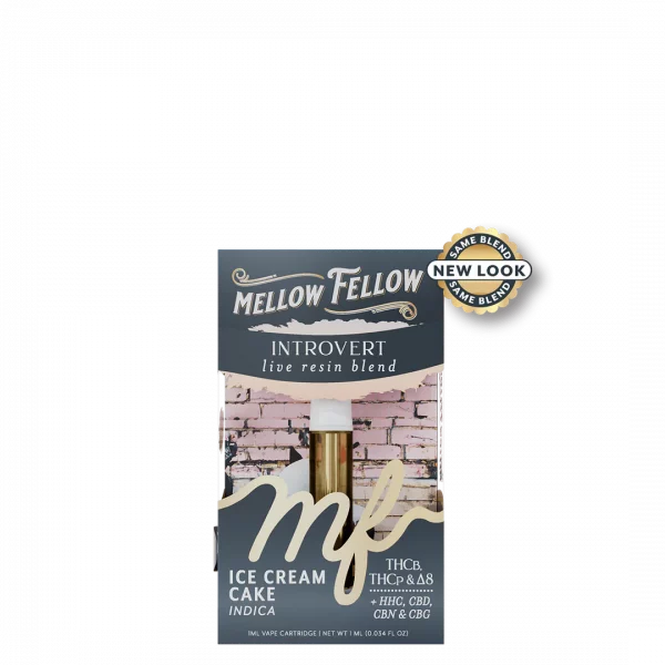 MFR Live Resin Introvert Blend 1ml Vape Cartridge Ice Cream Cake Indica badge 251587