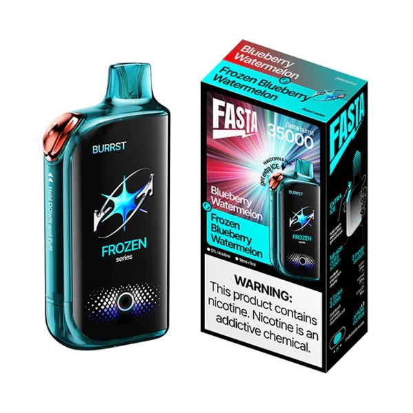 blueberry watermelon frozen blueberry watermelon fasta burrst 35k puffs disposable 1