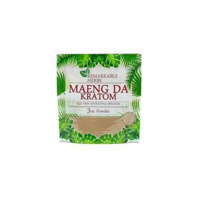 Kratrom - Remarkable Herbs - Red Maeng Da - 3oz
