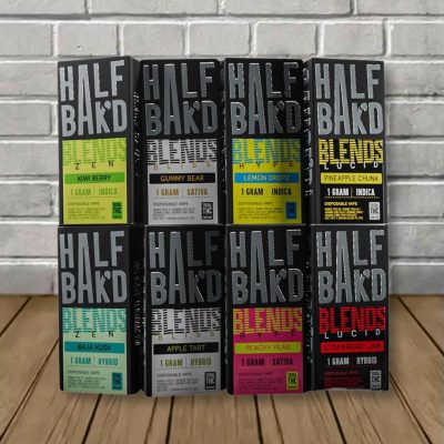 Hmp - Half Bak'd - Sauced - Blends - 1g Dispo - Box of 5