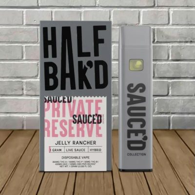Hmp - Half Bak'd - Sauced - 1g Disposable - Jelly Rancher - Box of 5