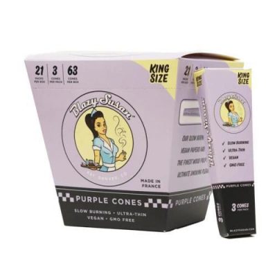 Papers - Blazy Susan - Purple Cones - King Size - Single (New)