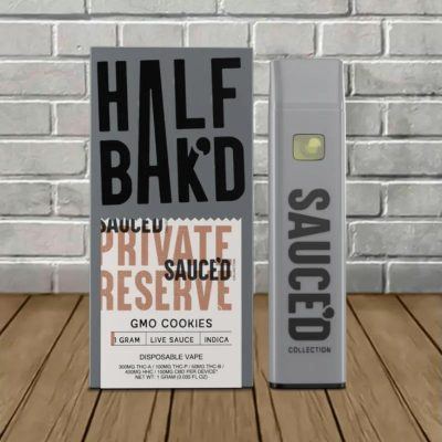 Hmp - Half Bak'd - Sauced - 1g Disposable - GMO Cookies - Single