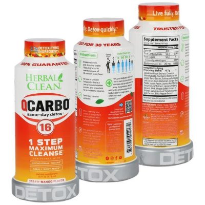 Detox - Herbal Clean Q Carbo - Straw Mango - Single