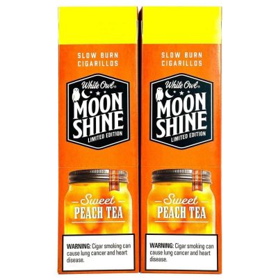 Tobacco - White Owl - Peach Sweet Tea Moonshine - Box of 30