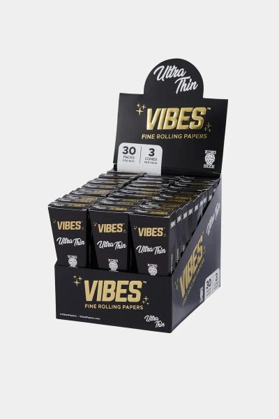 Papers - Vibes - King Size Ultra Thin Cone - Box of 30