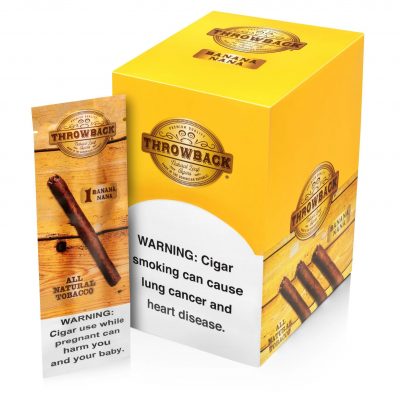 Tobacco - Throwback - Banana Nana Singles - Box of 12