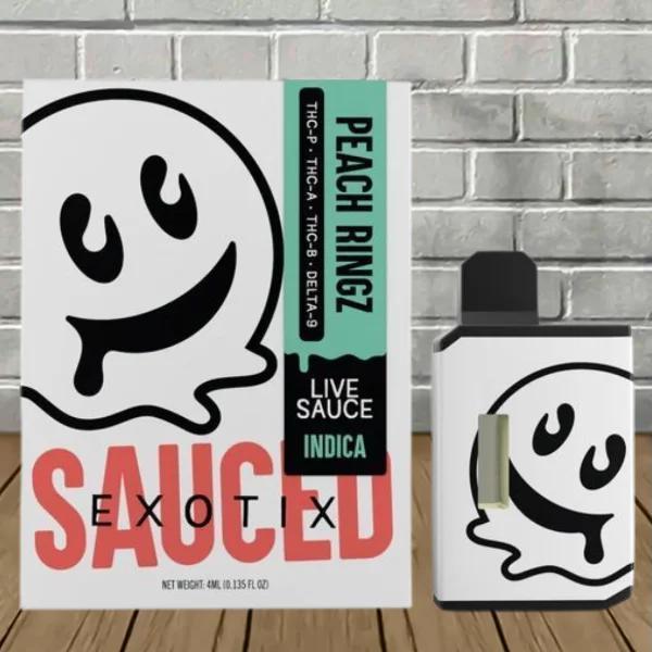 Hmp - Half Bakd - 4G disposable - Peach Ringz - Box of 5