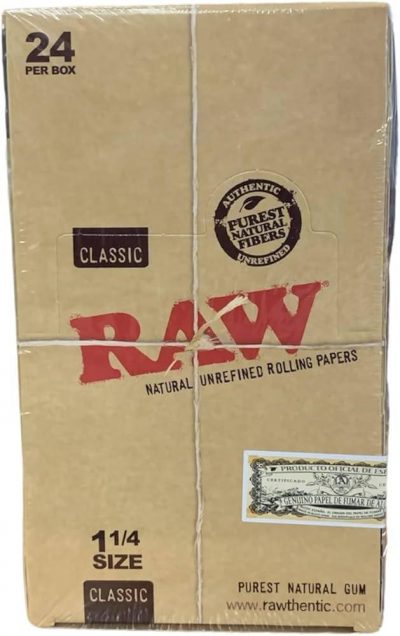 Paper - Raw - Classic Papers 1 1/4 - Box of 24