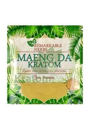 Kratrom -  Remarkable Herbs - Green Maeng Da - 3oz