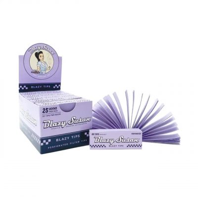 Papers - Blazy Susan - Purple Tips Book 50ct - 25pk