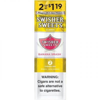 Tobacco - Swisher Sweet - Banana Smash $1.19 - Single