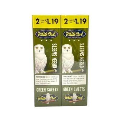 Tobacco - White Owl - Green Sweet (2 for 1.19$) - Single