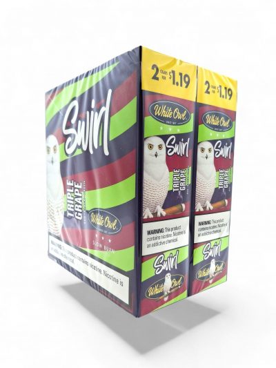Tobacco - White Owl - Triple Grape Swirl - Box of 30