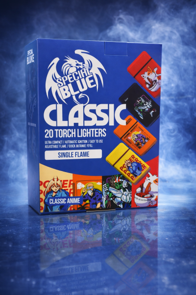 Torches - Special Blue - Classic - Anime Lighters - Box of 20