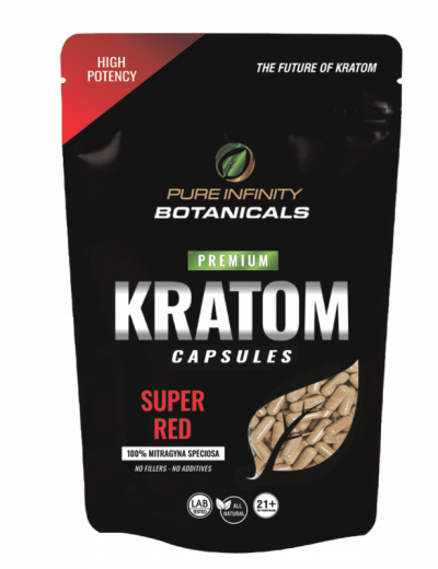 Kratom - Pure Infinity - 50ct Capsule Bag