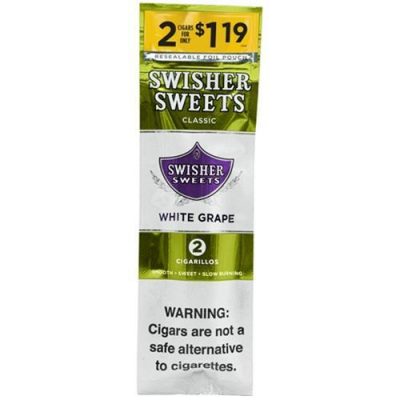 Tobacco - Swisher Sweets - White Grape - Single (NUMBER 2)
