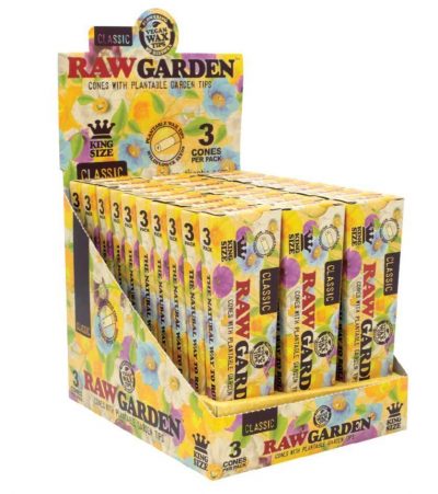 Papers - Raw - Garden Plantable Tips - King Size - Box of 30