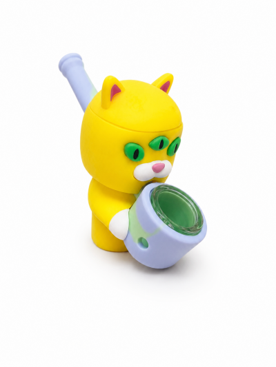 Accessories - Hand Pipe - Silicone - 3 Eyed Cat (SHP-52)