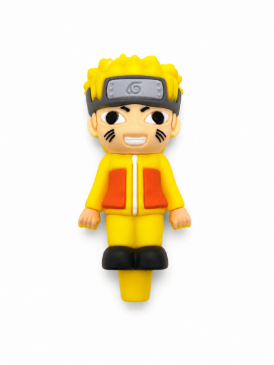 Accessories - Hand Pipe - Silicone - Naruto - Yellow (SHP-68)