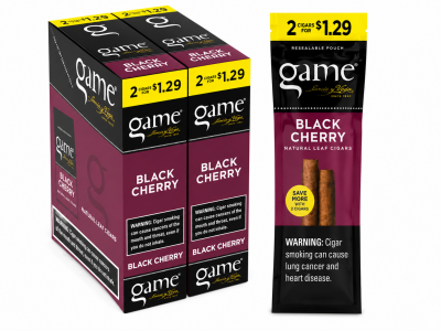 Tobacco - Game - Black Cherry - 2 for $1.29 - Box of 30