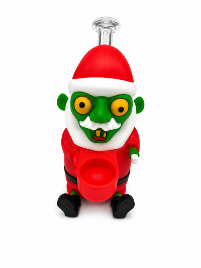 Water Pipe - Silicone - Zombie Santa 3375735575978