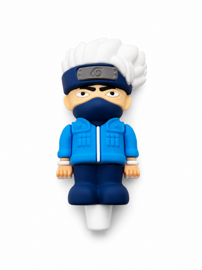Accessories - Hand Pipe - Silicone - Kakashi - Blue (SHP-73)