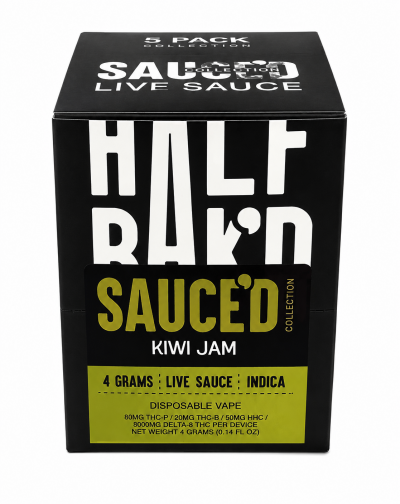 Hmp - Half Bakd - 4G disposable - Kiwi Jam - box of 5