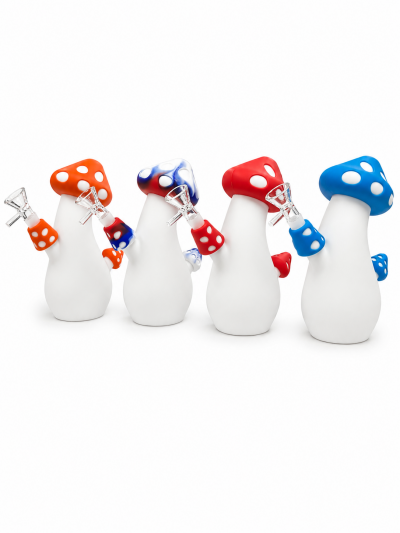 Water Pipe - Silicone Mushroom Tree - Assorted 2090011863297