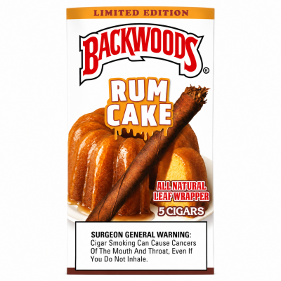 Tobacco - Backwoods Rum Cake 5pk - Box of 8