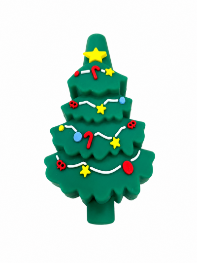 Accessories - Hand Pipe - Silicone - Christmas Tree (SHP-116)