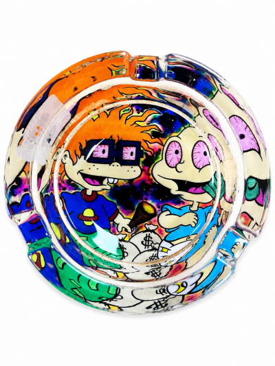 Accessories - Ashtray - Glass - Baked Rugrats (AT-40)