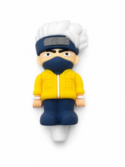 Accessories - Hand Pipe - Silicone - Kakashi - Yellow (SHP-74)