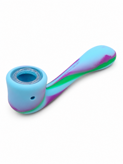 Accessories - Hand Pipe - Silicone - Sherlock - Purp, Blue, Green (SHP-33)