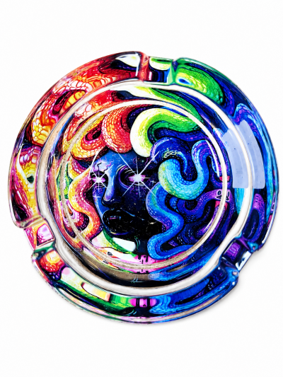 Accessories - Ashtray - Glass - Rainbow Madusa (AT-42)