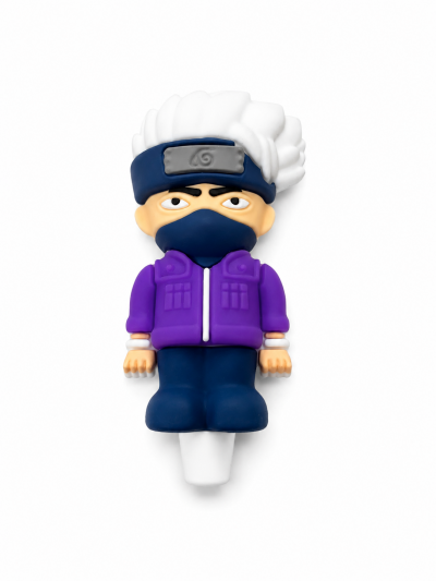Accessories - Hand Pipe - Silicone - Kakashi - Purple (SHP-69)