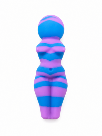 Accessories - Hand Pipe - Silicone - Light Cotton Candy Naked Lady (SHP-20)