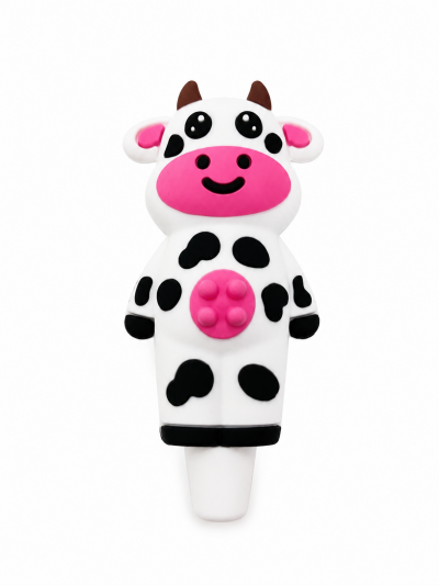 Accessories - Hand Pipe - Silicone - 3D Cow (SHP-117)