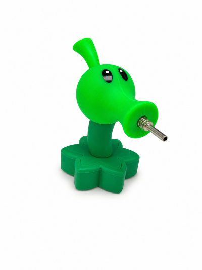 Nectar Collector - Silicone - Green Plant