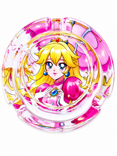 Accessories - Ashtray - Glass - Princess Peach (AT-36)